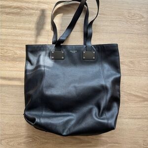 rag & bone Black Leather Tote Bag